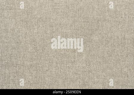 Beige cotton woven sofa cushion fabric texture background. High resolution photograph Stock Photo