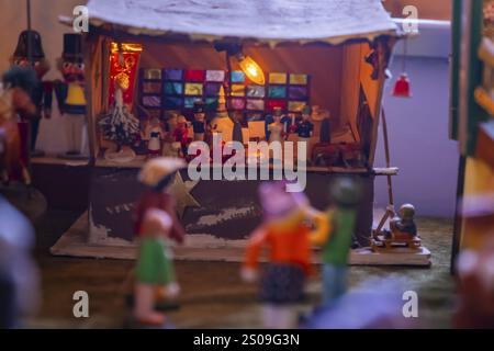 Traditionally, the doors to the Christmas exhibition at the LOHGERBER MUSEUM & GALLERY in Dippoldiswalde open on the Saturday in front of 1 Advent. Th Stock Photo