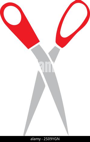 vector scissors tool drawing design Stock Vector