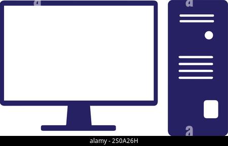 vector computer, tablet, computer accessories technological product drawings Stock Vector