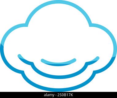dosha ether ayurvedic gradient line Stock Vector