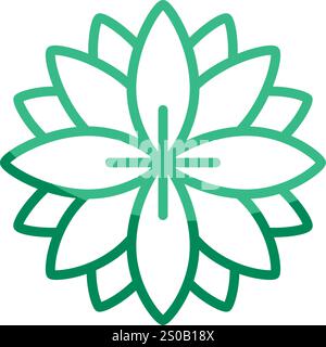 dosha vata ayurvedic body type Stock Vector