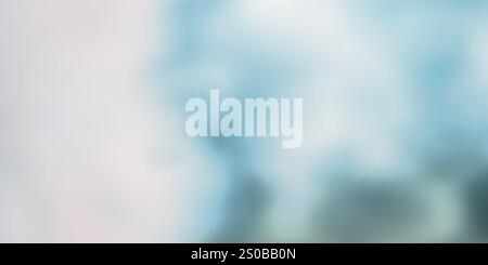 Colorful Abstract Blurry Gradient Texture - Wide Scale Background Creative Design Template - Cloud-like, Smoke-like, Mottled Vector Background Stock Vector