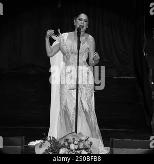 Isabel Pantoja performs in concert during "Christmas By Starlite