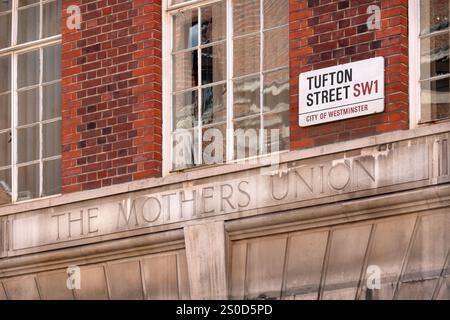 Mary Sumner House, Mother's Union headquarters, Tufton Street, London, England Stock Photo