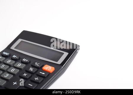 Digital Calculator isolated on white background Stock Photo