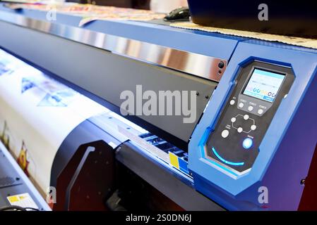 Large format sublimation transfer textile printer Stock Photo - Alamy