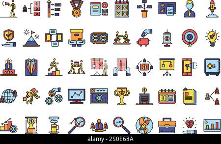 Business startups icons High-Quality Vector Icons Collection with ...