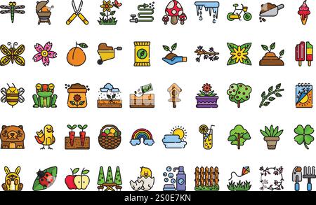 Spring icons High-Quality Vector Icons Collection with Editable Stroke ...