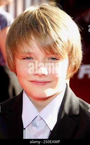 UNIVERSAL CITY, CA - OCTOBER 02, 2011: Dakota Goyo at the Los Angeles premiere of 'Real Steel' held at the Gibson Amphitheatre in Universal City, USA on October 2, 2011. Stock Photo