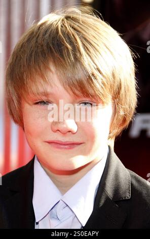 UNIVERSAL CITY, CA - OCTOBER 02, 2011: Dakota Goyo at the Los Angeles premiere of 'Real Steel' held at the Gibson Amphitheatre in Universal City, USA on October 2, 2011. Stock Photo