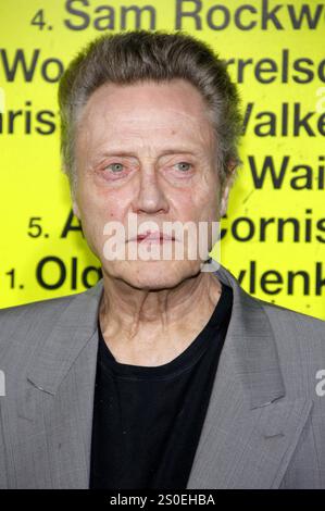 Christopher Walken at the Los Angeles premiere of 'Seven Psychopaths' held at the Mann Bruin Theatre in Westwood, USA on October 1, 2012. Stock Photo