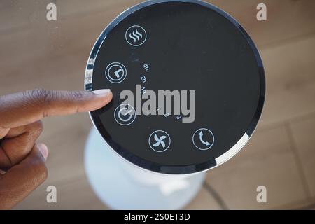 A Modern Touch Control Device Featuring an Intuitive User Interface Stock Photo