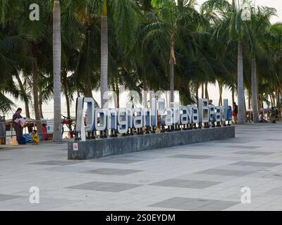 The beach of Dongtan in Pattaya, Thailand Stock Photo