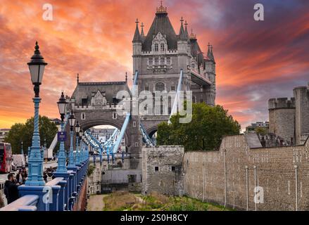 Tower Bridge, London, England, UK Stock Photo