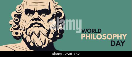 World Philosophy Day - vector illustration  Stock Vector