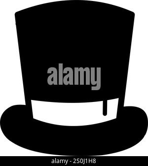 gentleman top hat icon vector illustration design Stock Vector Image ...
