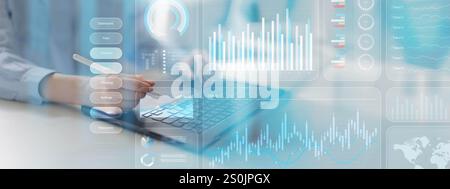 Data Visualization and Business Analytics for Informed Decision Making. Stock Photo