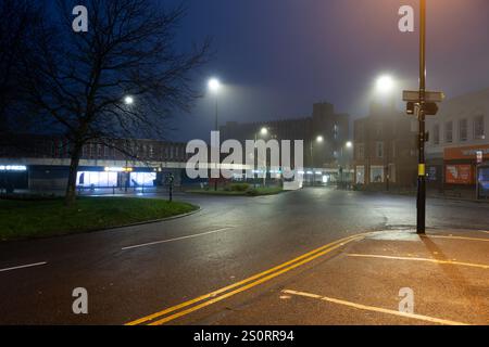 Acocks Green at night, Birmingham, West Midlands, England, UK Stock Photo