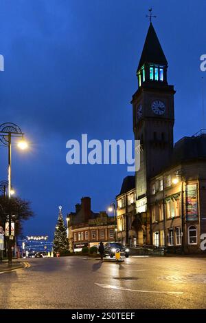 Around the UK - Chorley Town Centre at Christmas 2004 Stock Photo