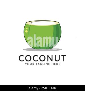 coconut Logo template vector illustration Stock Vector