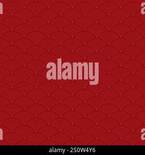 A seamless pattern featuring reptile skin or fish Stock Vector