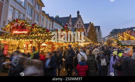 Christmas market in Frankfurt am Main, Germany Stock Photo - Alamy