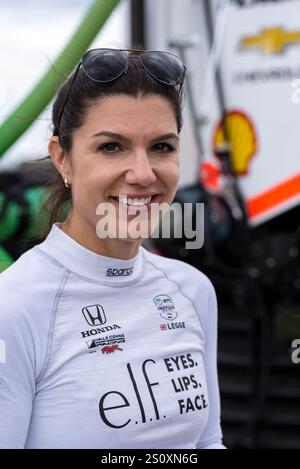KATHERINE LEGGE (51) of Guildford, England prepares to practice for the