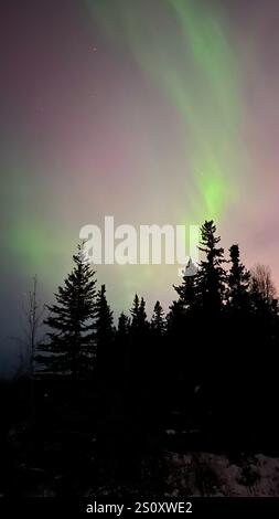 The dance of the Northern Lights in the skies of Iceland Stock Photo ...