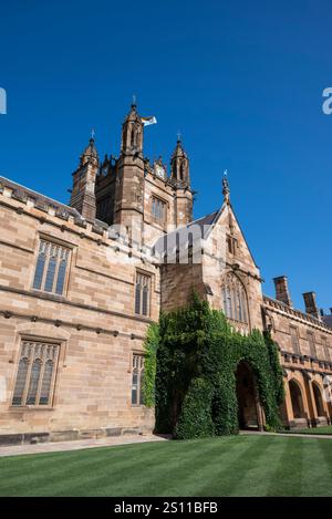 The University of Sydney Main Quadrangle, it was built between 1854 and ...