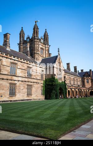 The University of Sydney Main Quadrangle, it was built between 1854 and ...