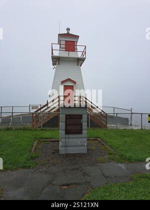 Fort Amherst Lighthouse in St. John's, Newfoundland & Labrador, Canada Stock Photo