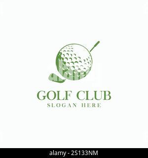 Golf club logo for golf tournaments, organizations and country clubs. vector illustrator Stock Vector