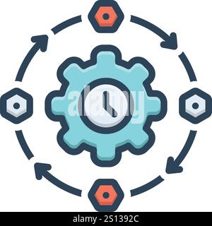 Icon for adaptation, adjustment Stock Vector