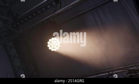 A Spotlight That Powerfully Illuminates the Stage, Creating a Stunning ...