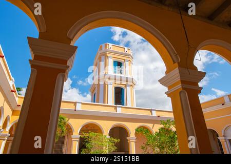 Palacio de Cantero on Calle Desengano Street near Plaza Mayor in historic city centre of Trinidad, Cuba. Historic Trinidad is a World Heritage Site. N Stock Photo