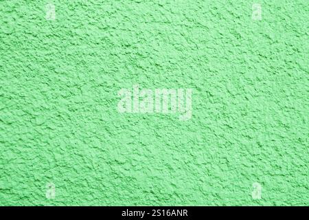 Old shabby painted turquoise colored wall, grunge background, texture. Stock Photo