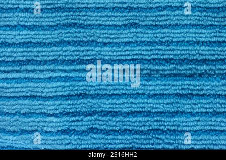 Blue striped microfibre background Stock Photo