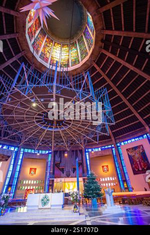 The interior of Liverpool catholic cathedral Stock Photo