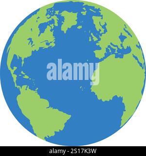 Earth globe icons, world vector illustration Stock Vector