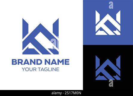 Letter UF Logo, UF Monogram, Initial UF Logo, UF Logo, Icon, Vector Stock Vector