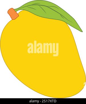 Mango fruit vector illustration isolated Stock Vector