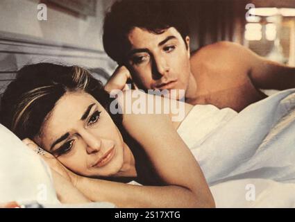 THE GRADUATE  1967 United Artists film with Anne Bancroft and Dustin Hoffman Stock Photo