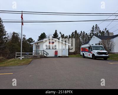 Post office on the Trans-Canada highway in Crapaud, Prince Edward Island, Canada Stock Photo