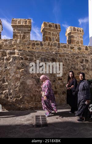 MOROCCO, TANGER REGION, THE MEDINA OF ASILAH (OLD FORTIFIED PORTUGUESE TOWN) Stock Photo