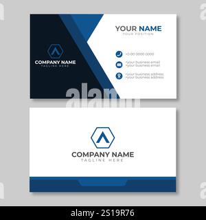 Business card design Stock Vector