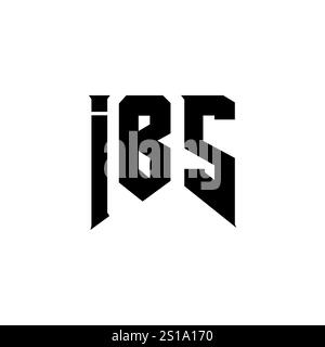 IBS letter logo design for technology company. IBS logo design black ...