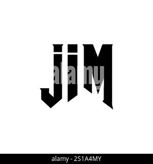 jim logo design Stock Vector Image & Art - Alamy
