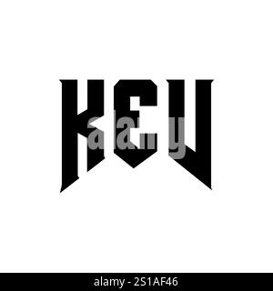 KEV letter logo design for technology company. KEV logo design black ...