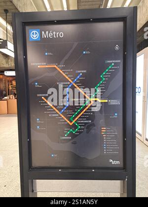 Inside a subway station in Montreal Stock Photo - Alamy